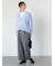 袖口金釦ハイネックニット