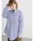 スタンドカラーリラックスシャツ