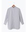 スタンドカラーリラックスシャツ