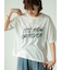 【接触冷感】発泡ロゴプリントTシャツ