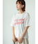 【接触冷感】発泡ロゴプリントTシャツ