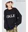 【YALE】カレッジロゴプリント長袖Tシャツ