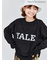 【YALE】カレッジロゴプリント長袖Tシャツ