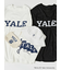 【YALE】カレッジロゴプリント長袖Tシャツ