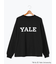 【YALE】カレッジロゴプリント長袖Tシャツ