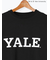 【YALE】カレッジロゴプリント長袖Tシャツ