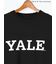 【YALE】カレッジロゴプリント長袖Tシャツ