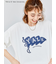 カレッジロゴプリントTシャツ