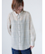 シアーチェックシャツ《2025spring catalog item》