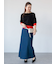 ラップ風デニムスカート《2025spring catalog item》