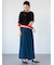ラップ風デニムスカート《2025spring catalog item》