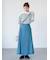 ラップ風デニムスカート《2025spring catalog item》