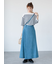 ラップ風デニムスカート《2025spring catalog item》