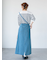ラップ風デニムスカート《2025spring catalog item》