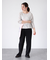 裾ドロストボートネックニット《2025spring catalog item》