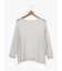 裾ドロストボートネックニット《2025spring catalog item》