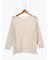 裾ドロストボートネックニット《2025spring catalog item》