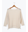 裾ドロストボートネックニット《2025spring catalog item》