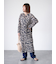 ボタニカル柄シワ加工ワンピース《2025spring catalog item》