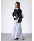 麻タッチロゴアソートシアーニット