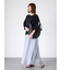 麻タッチロゴアソートシアーニット