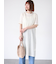 半袖ふくれカットワンピース