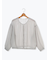 ノーカラーカットブルゾン