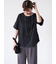 プレーティング袖タックTシャツ