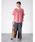 プレーティング袖タックTシャツ