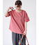 プレーティング袖タックTシャツ