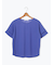 プレーティング袖タックTシャツ