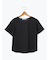 プレーティング袖タックTシャツ