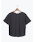 プレーティング袖タックTシャツ