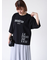 リメイク風プリントTシャツ