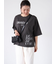 リメイク風プリントTシャツ