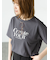 メガネ刺繍プリントTシャツ
