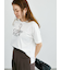 メガネ刺繍プリントTシャツ