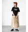 メガネ刺繍プリントTシャツ