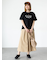 メガネ刺繍プリントTシャツ