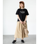 メガネ刺繍プリントTシャツ