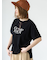 メガネ刺繍プリントTシャツ
