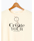 メガネ刺繍プリントTシャツ