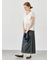 配色ステッチスカート《2025summer catalog item》