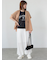 【接触冷感】カレッジ風ロゴTシャツ