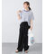 【接触冷感】細ボーダーTシャツ