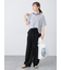 【接触冷感】細ボーダーTシャツ