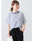【接触冷感】細ボーダーTシャツ