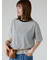 【接触冷感】細ボーダーTシャツ