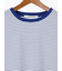 【接触冷感】細ボーダーTシャツ