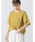 プレーティング袖タックTシャツ